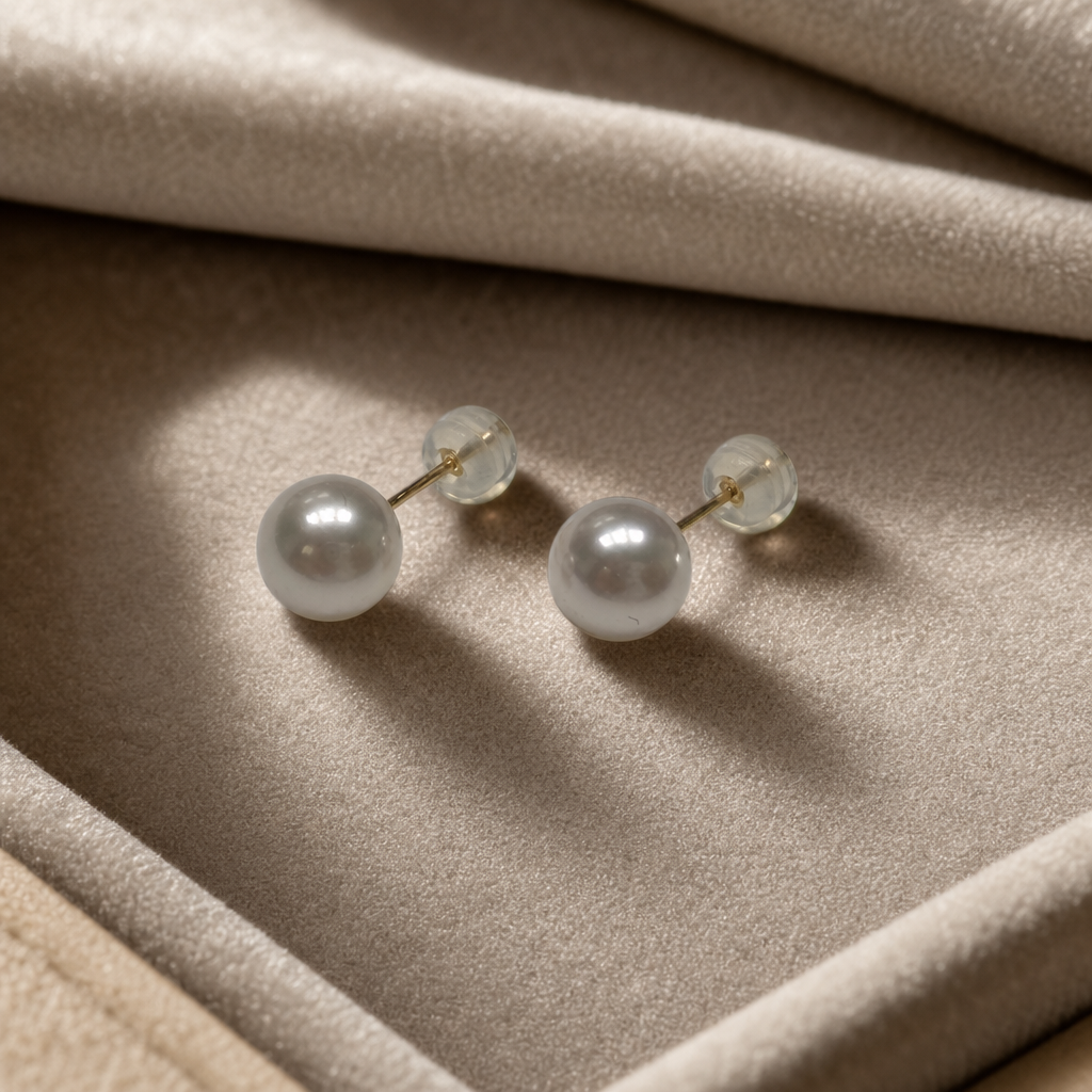 ARIELLE.R packaging for Hanadama Akoya pearl stud earrings